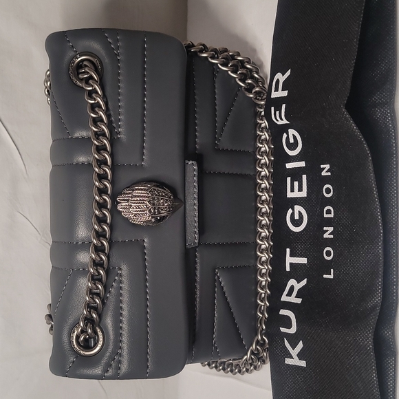 Leather Mini Kensington Crossbody Bag KURT GEIGER - Picture 7 of 11